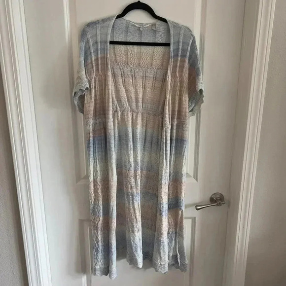 Anthropologie Knitted & Knotted Ombre Sweater Cardigan - Picture 2 of 5